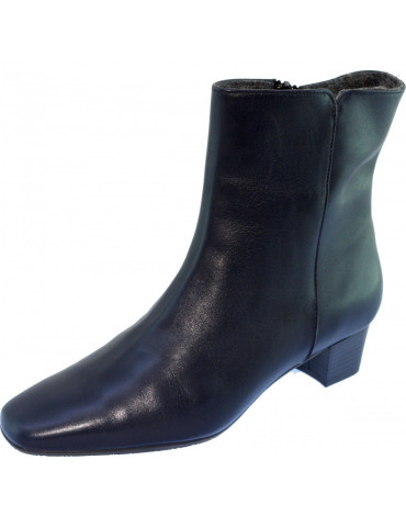 Escarpins d'hotesses Roissy feutre alarm f Boots Uniform shoe Women Fork-lined square boots